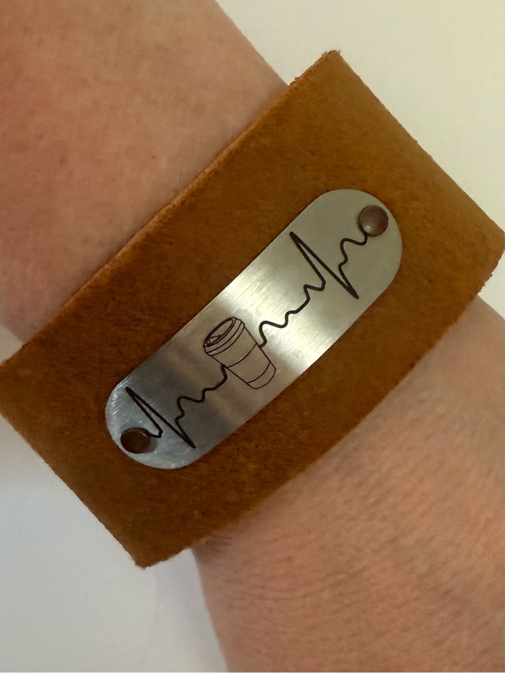 Coffee is Life Themed Bracelet